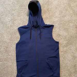 Nike Sleeveless Hoodie - Large